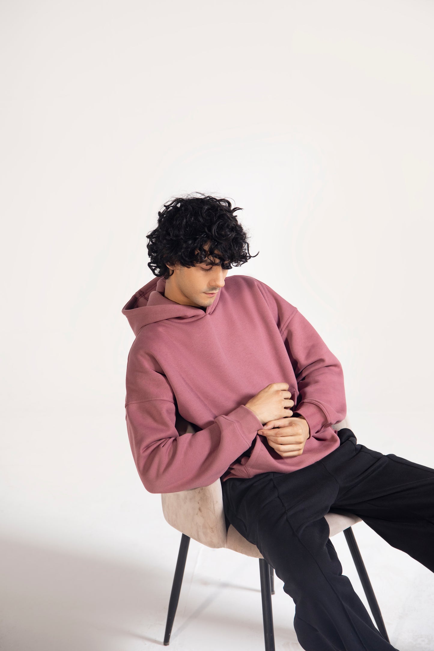 Unisex Pink Taffy Oversized Hoodie