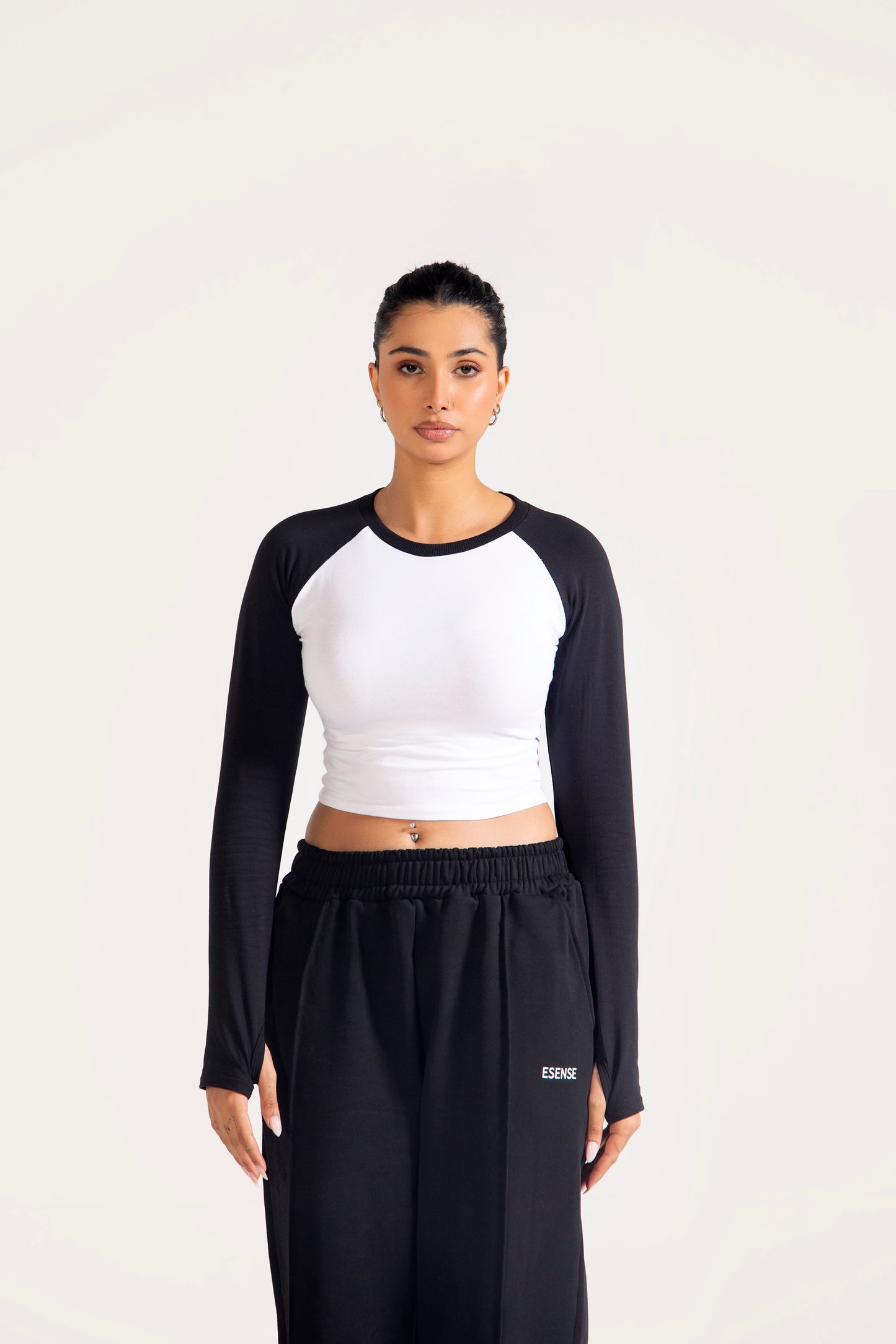 CROPPED BASEBALL T-SHIRT