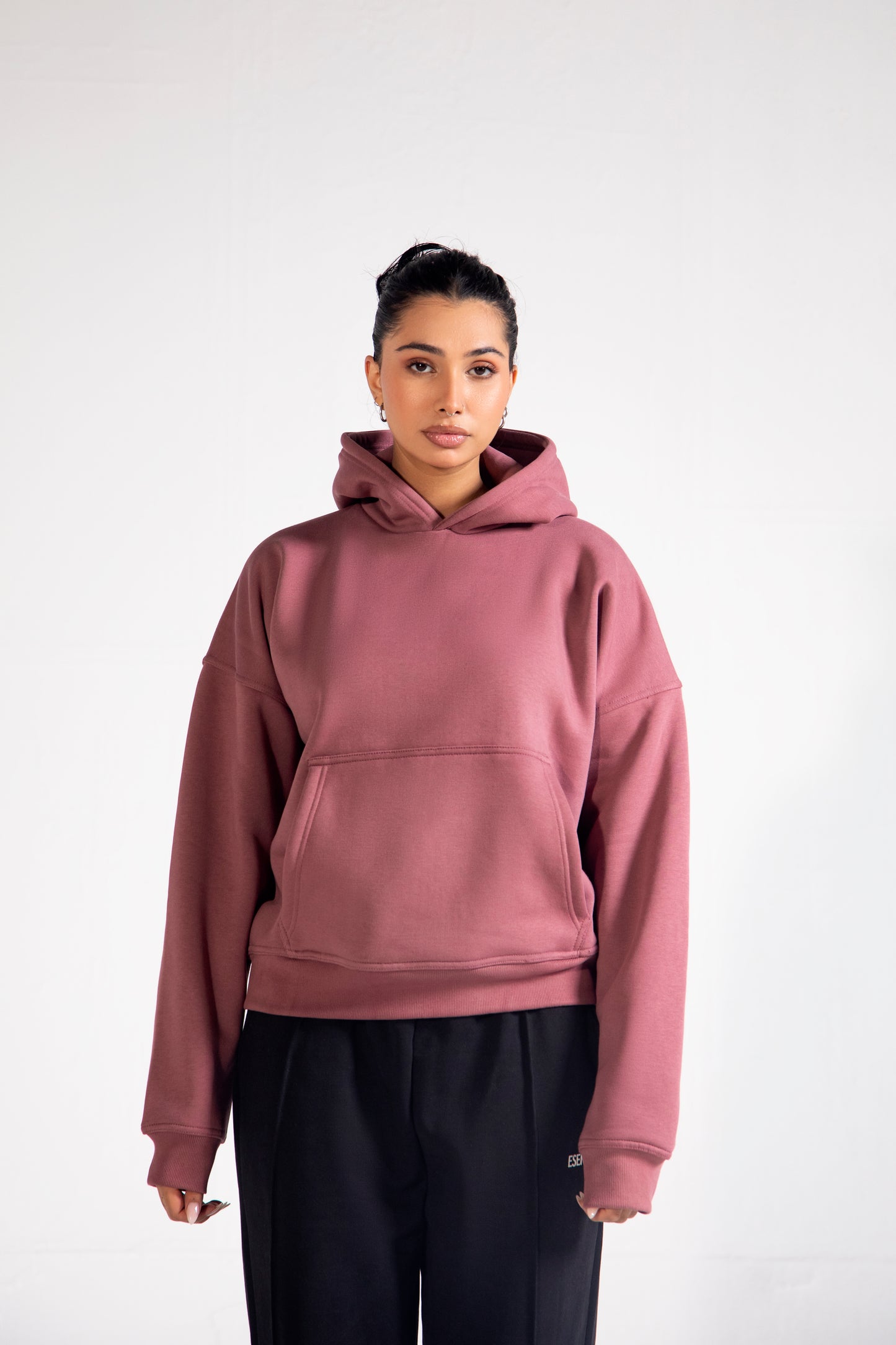 Unisex Pink Taffy Oversized Hoodie