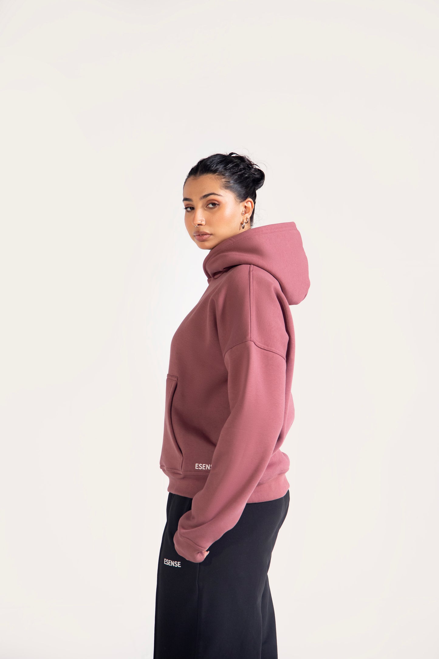 Unisex Pink Taffy Oversized Hoodie