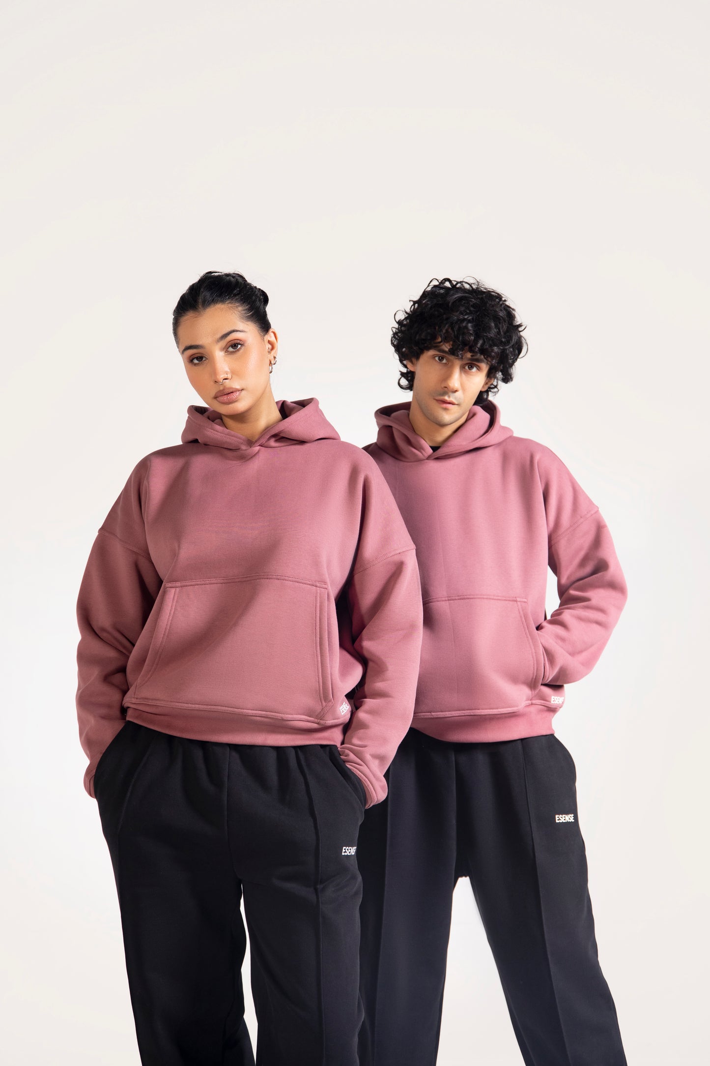 Unisex Pink Taffy Oversized Hoodie