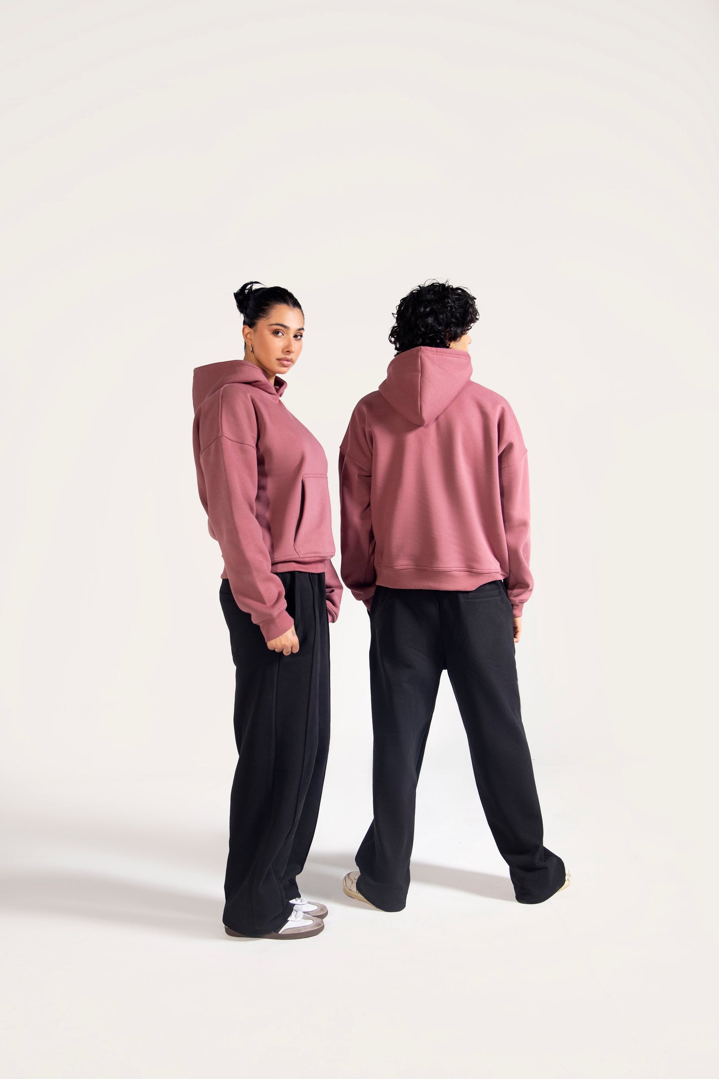 Unisex Pink Taffy Oversized Hoodie