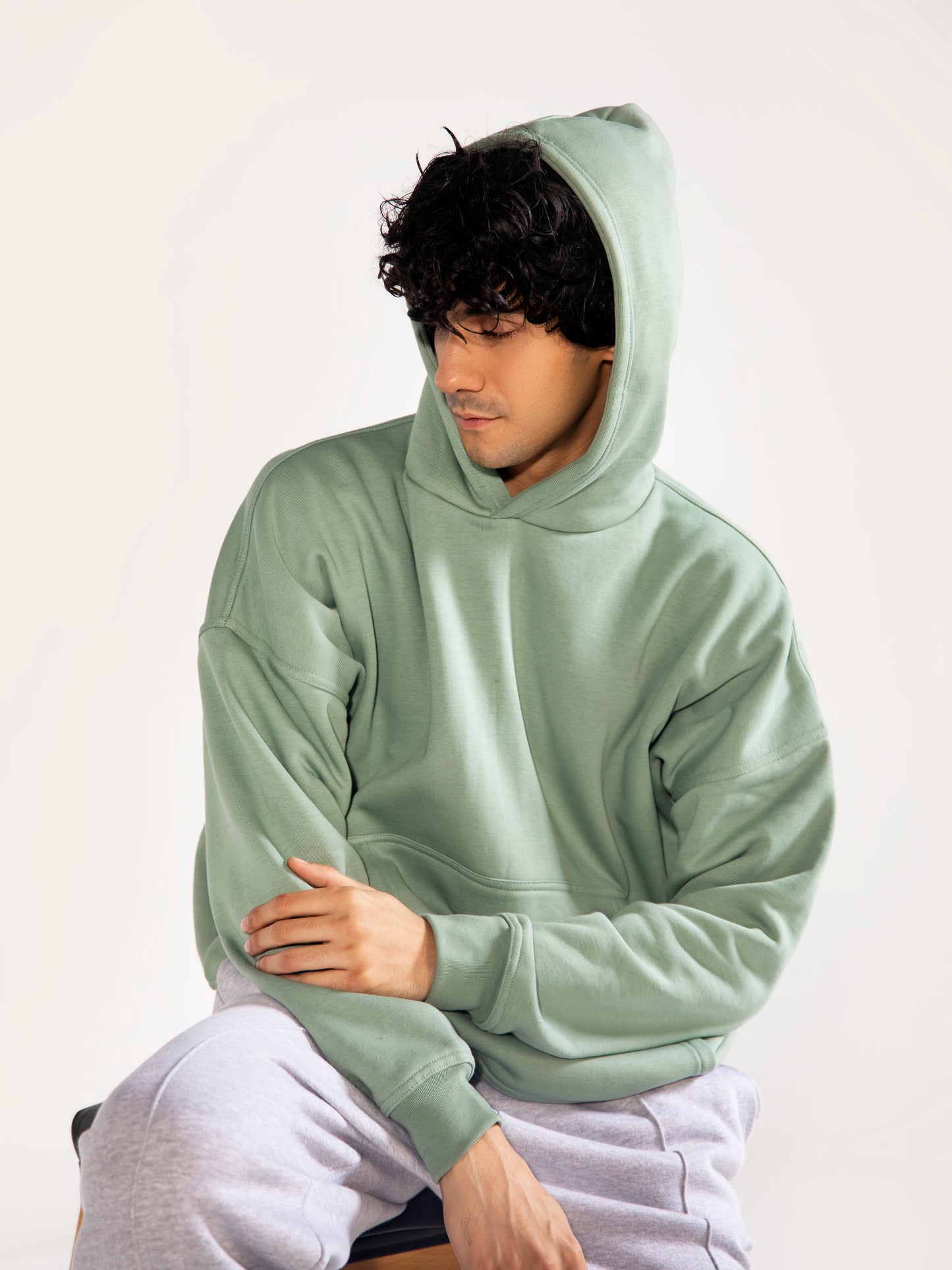 Unisex Celadon Oversized Hoodie