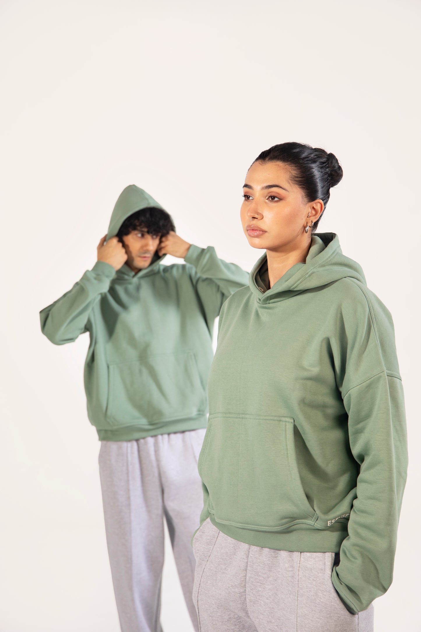 Unisex Celadon Oversized Hoodie