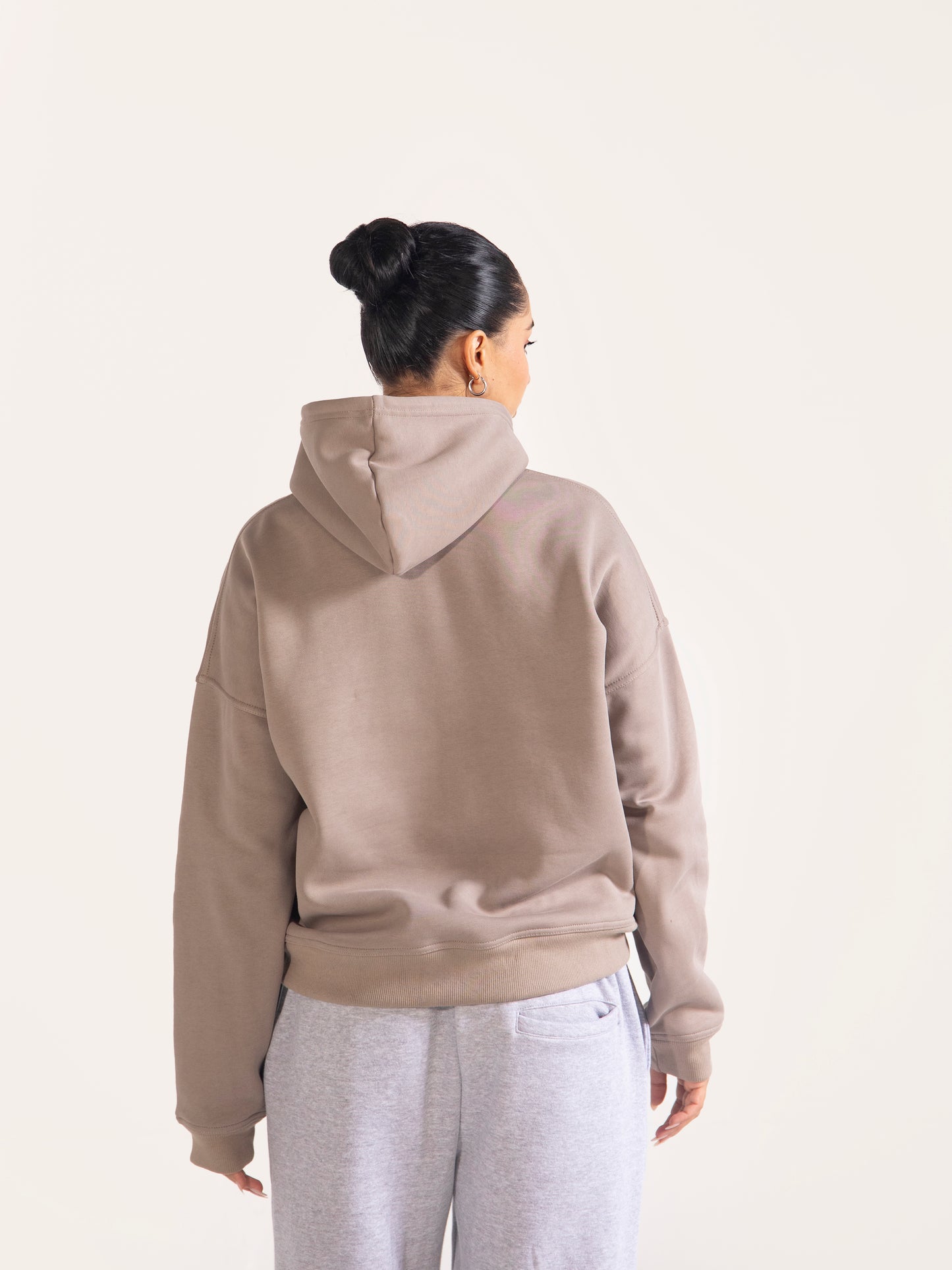 Unisex Rose Dust Oversized Hoodie