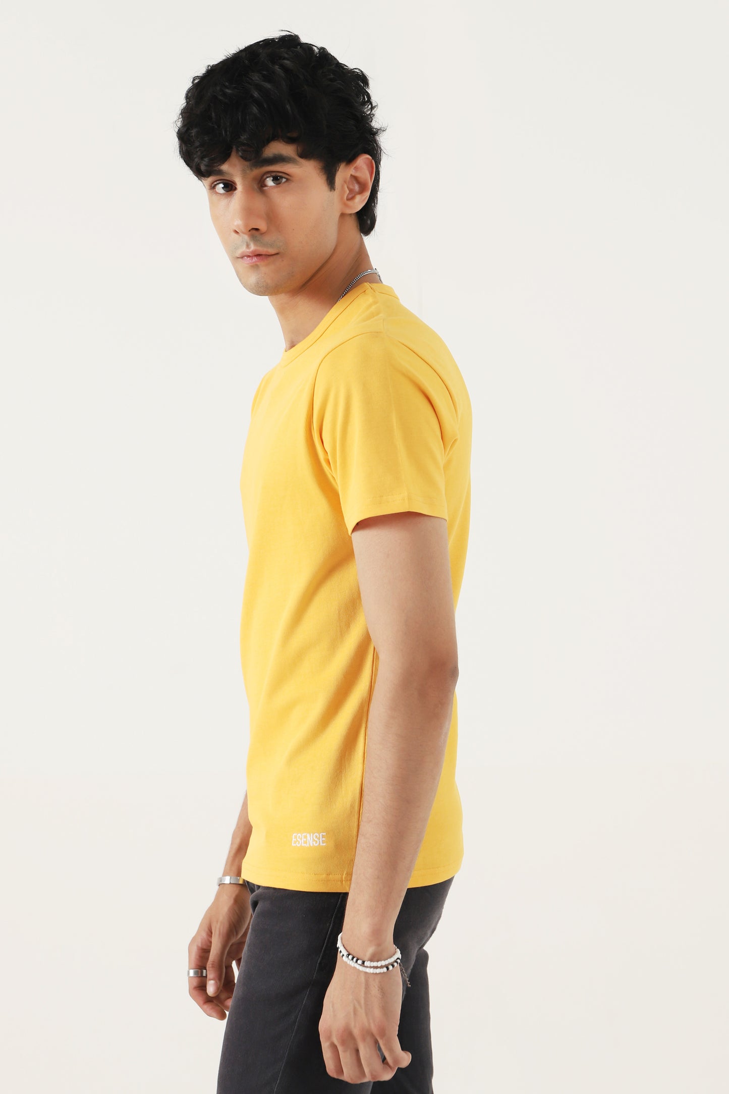 Vibrant Yellow Unisex Fit Cotton T-Shirt