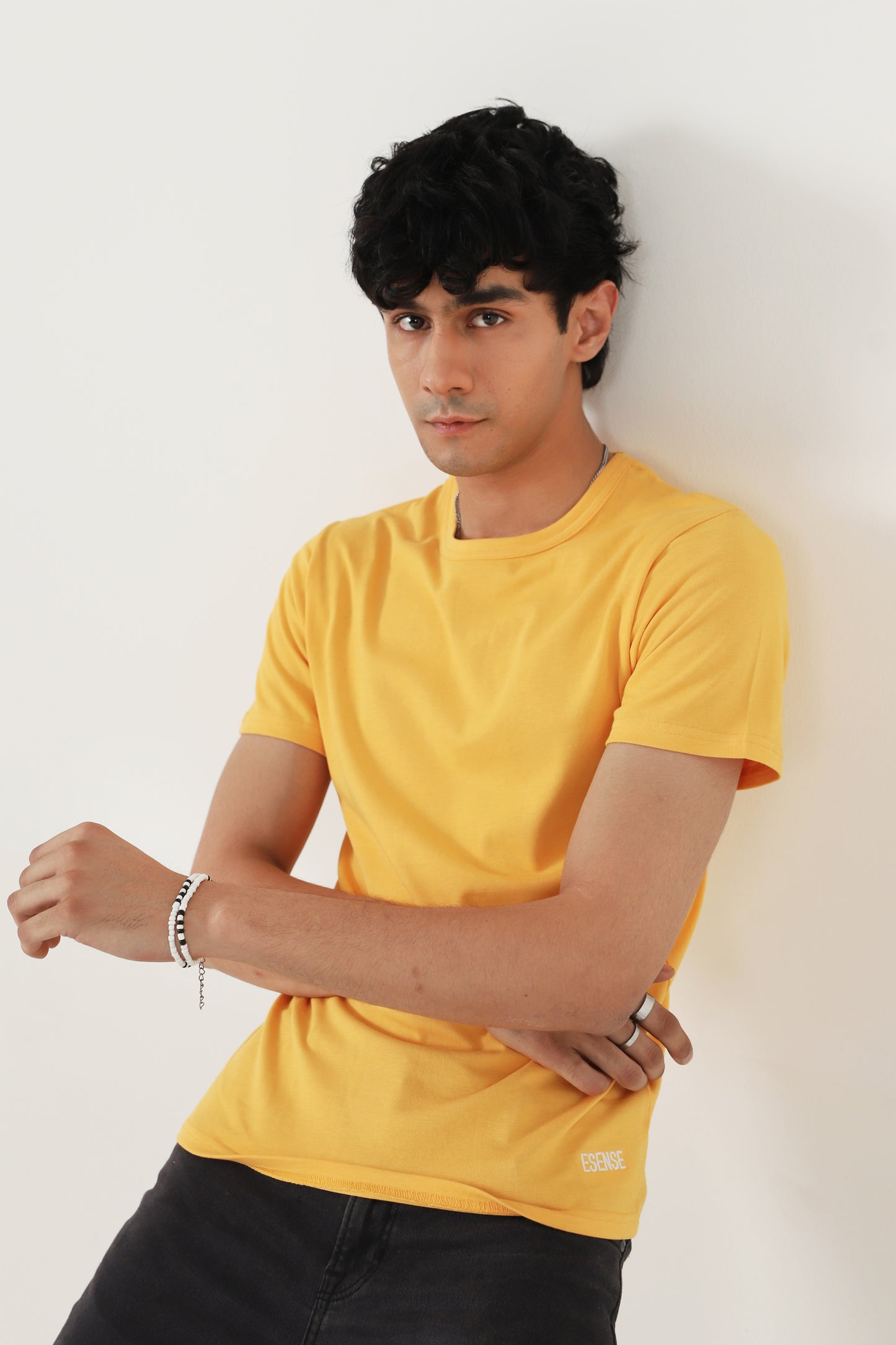 Vibrant Yellow Unisex Fit Cotton T-Shirt