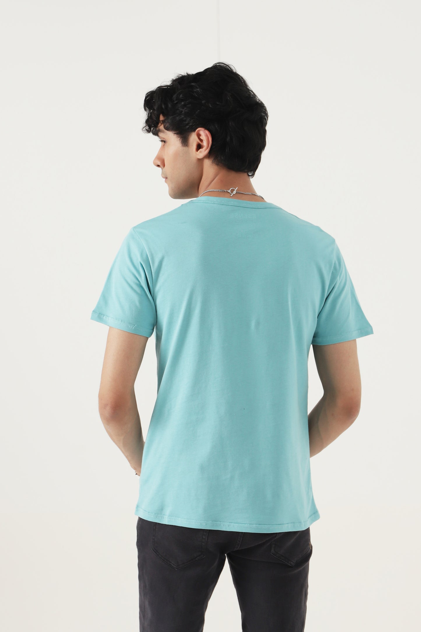 Tanager Turquoise Unisex Fit Cotton T-Shirt