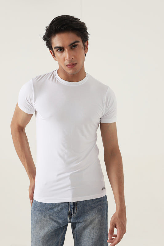 Bamboo White T-Shirt