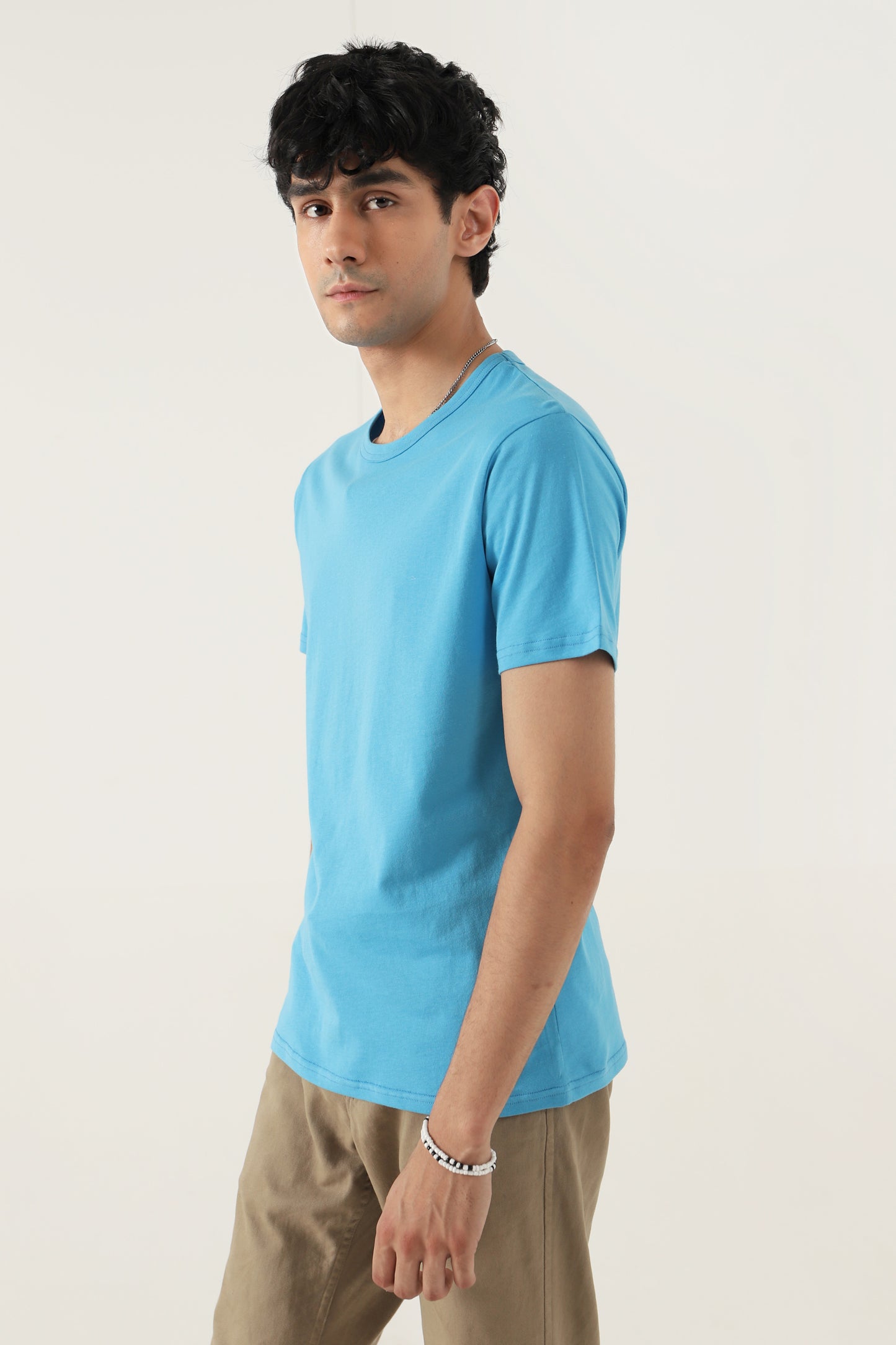 Curacao Blue Unisex Fit Cotton T-Shirt