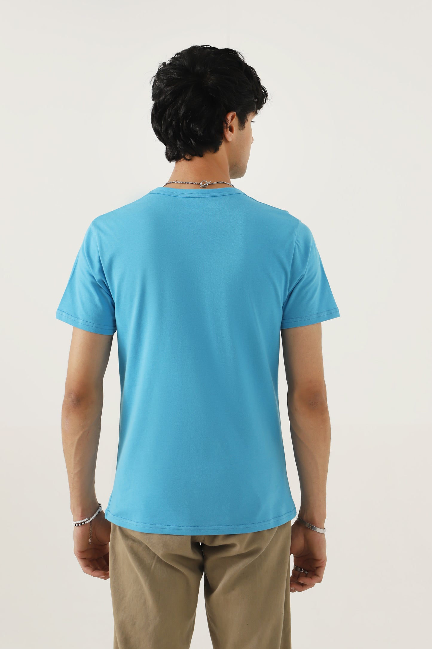 Curacao Blue Unisex Fit Cotton T-Shirt