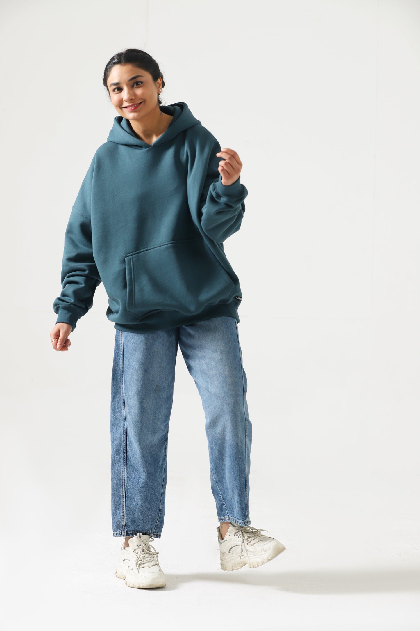 Unisex Proud Peacock Oversized Hoodie